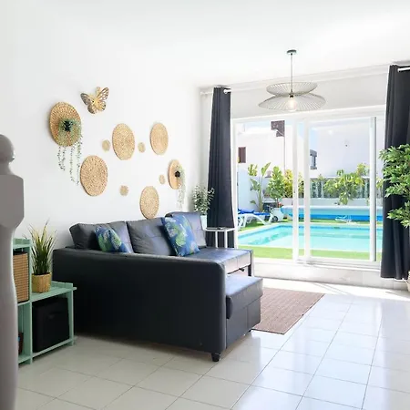 Siroi, Puerto Del Carmen, Heated Pool, 10mn From The Sea فيلة *